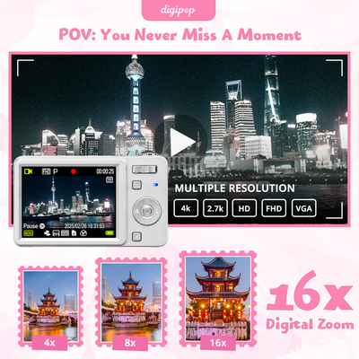 digipop™ - Sliding Digital Camera